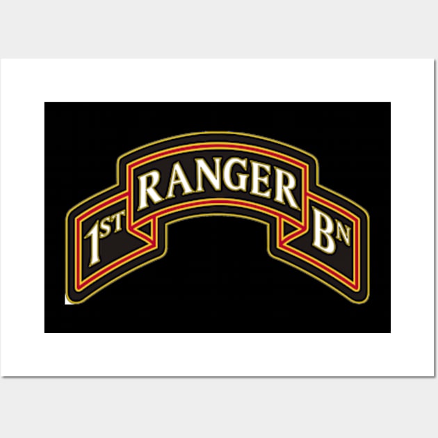 1st Ranger Battalion Wall Art by Desert Owl Designs